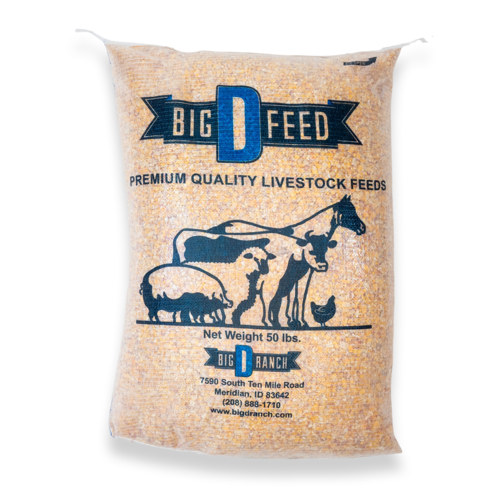 Cracked corn big d feed